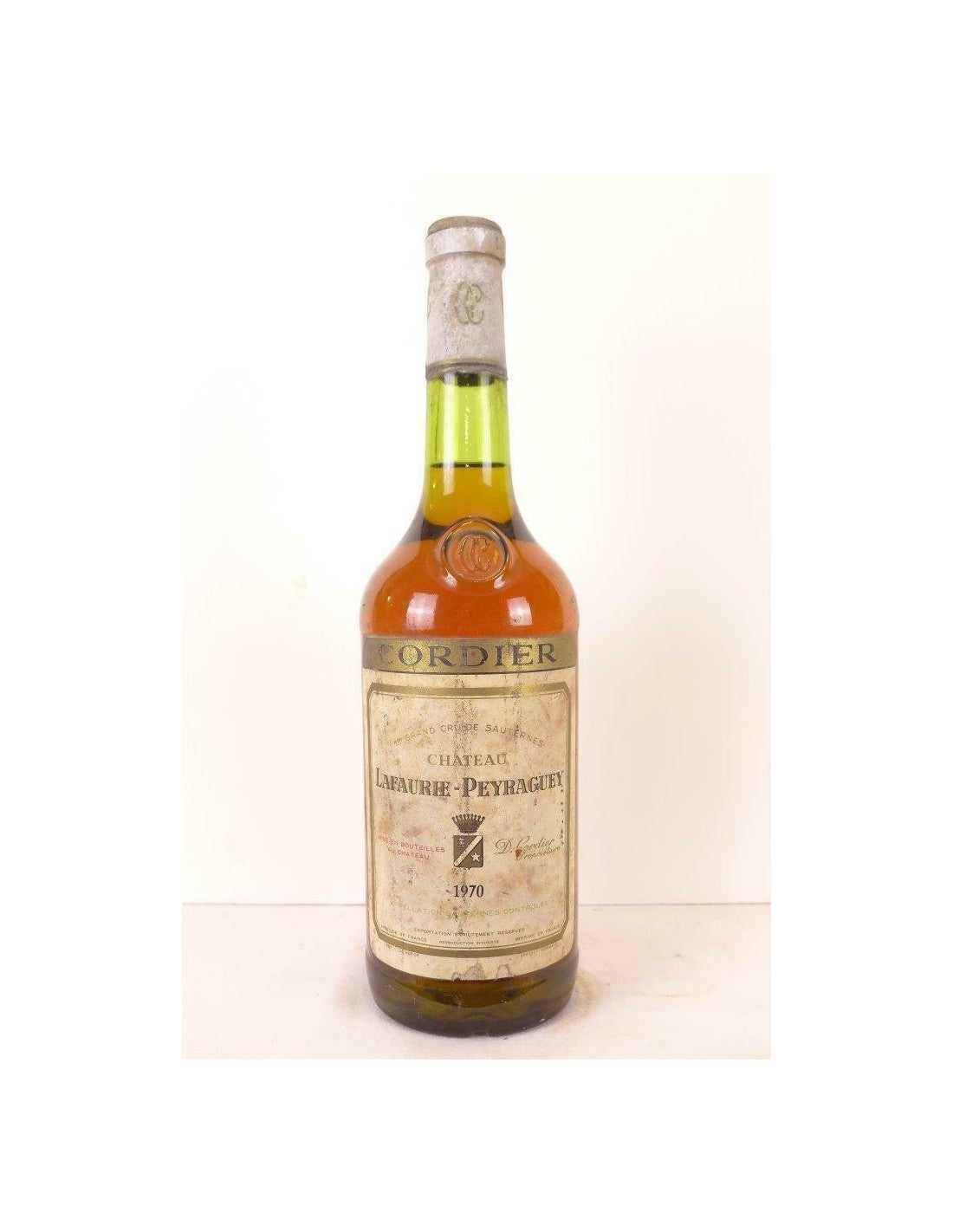 1970 - sauternes - château lafaurie-peyraguey grand cru classé - liquoreux - bordeaux - Just Wines 