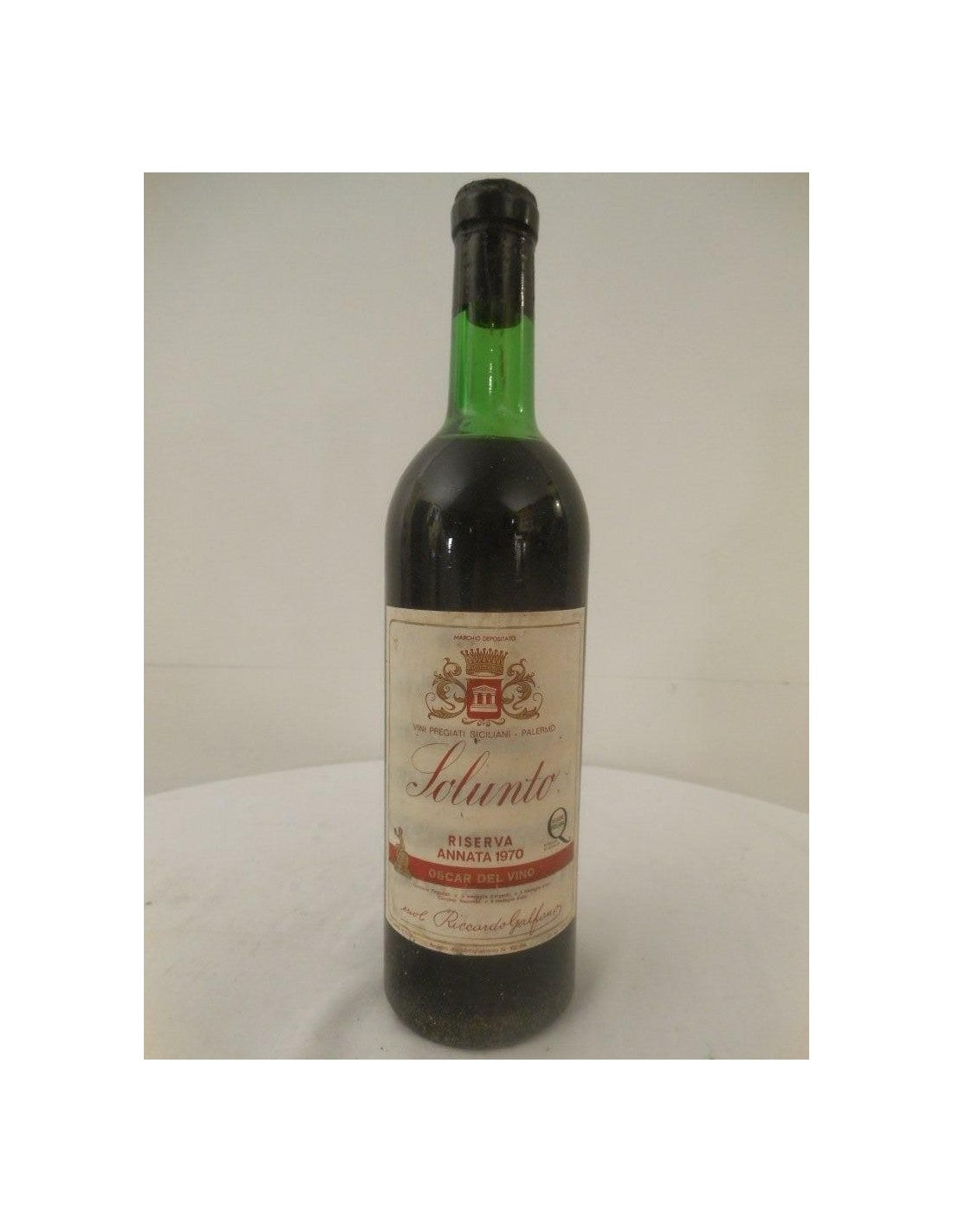 1970 - solunto - galfano riserva - rouge - italie - Just Wines 