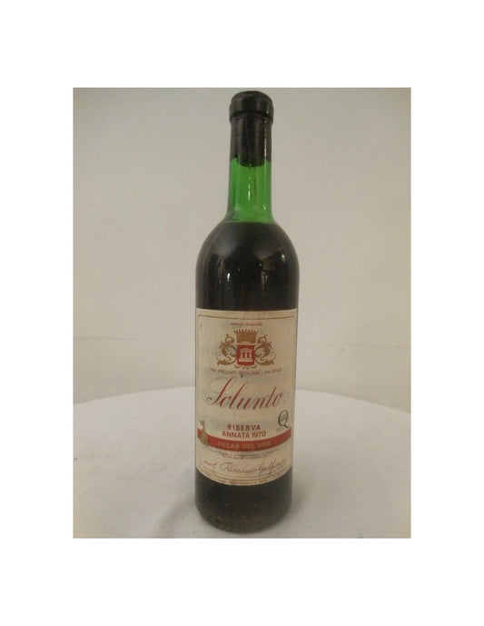 1970 - solunto - galfano riserva - rouge - italie - Just Wines 