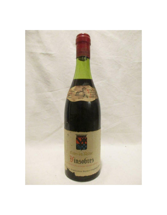 1970 - vinsobres - cave du prieuré (b2) - rouge - rhône france - Just Wines 