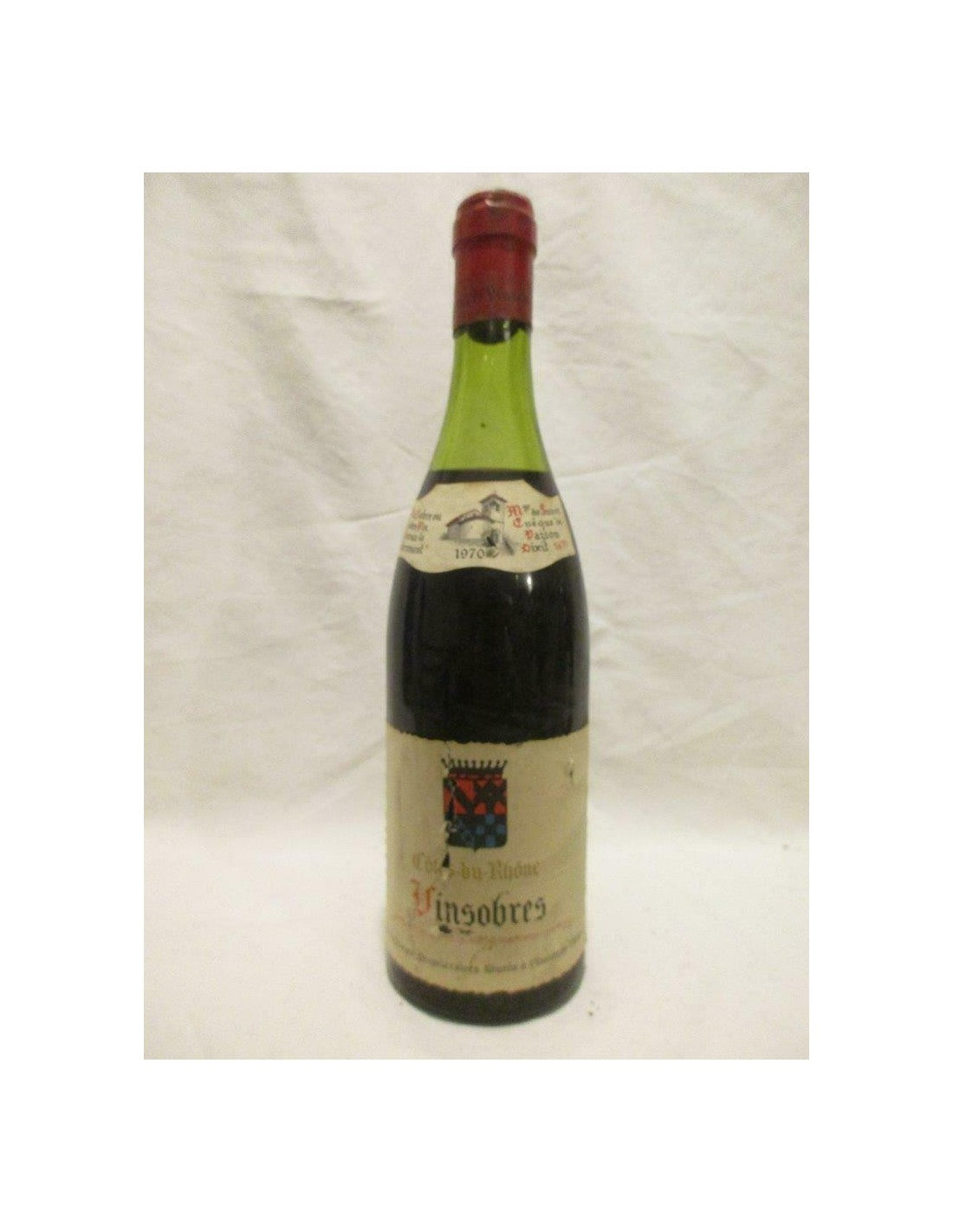 1970 - vinsobres - cave du prieuré (b3) - rouge - rhône france - Just Wines 