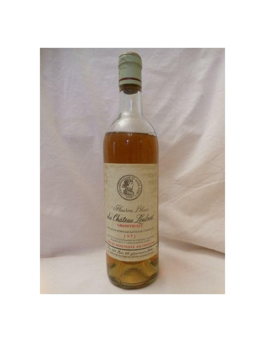 1971 - bordeaux supérieur - fleuron blanc du château loubens - blanc - bordeaux france - Just Wines 