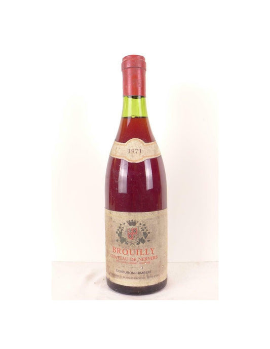 1971 - brouilly - confuron-himbert château de nevers - rouge - beaujolais - Just Wines 