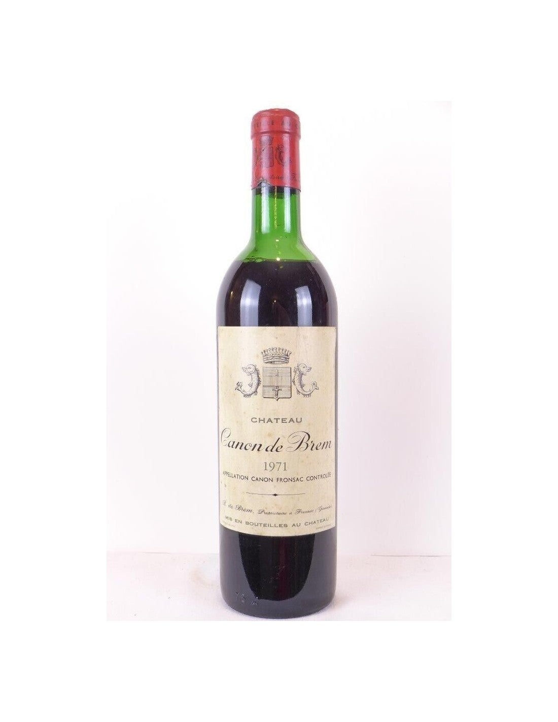 1971 - canon-fronsac - château canon de brem (b1) - rouge - bordeaux - Just Wines 