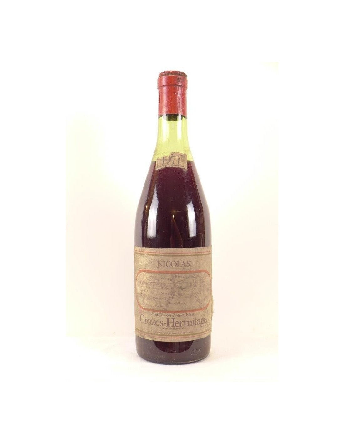 1971 - crozes-hermitage - nicolas - rouge - rhône - Just Wines 