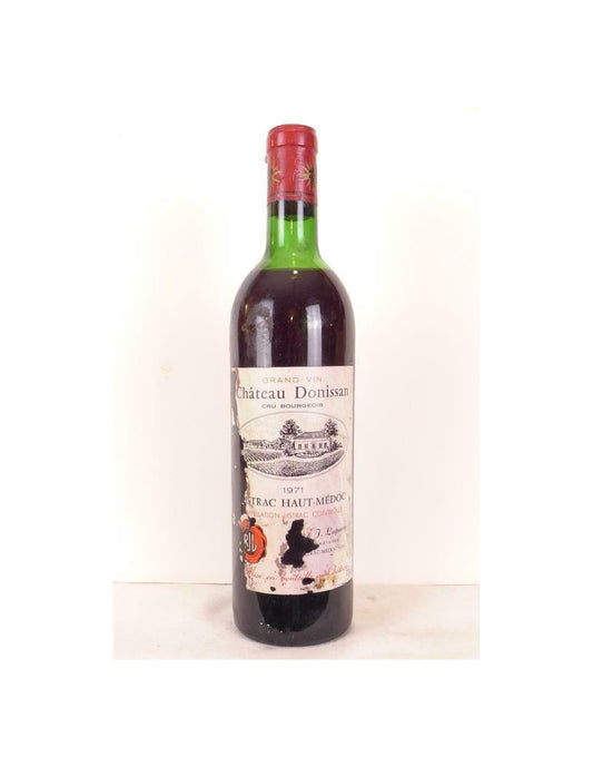 1971 - listrac - château donissan cru bourgeois (étiquette abîmée b1) - rouge - bordeaux - Just Wines 