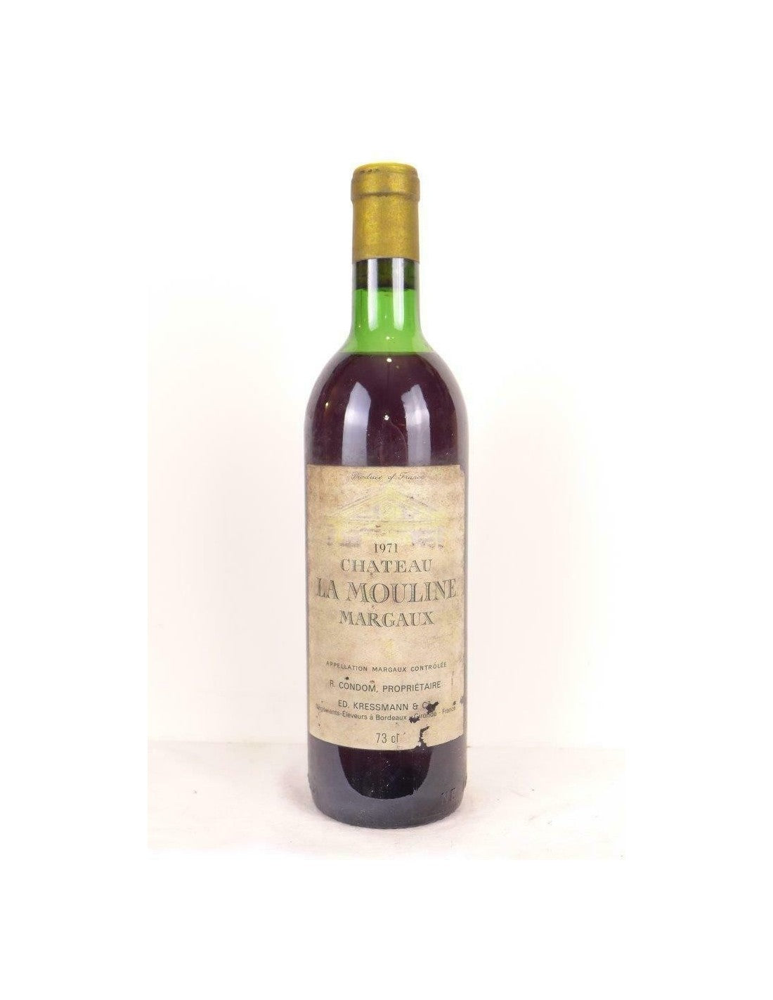 1971 - margaux - château la mouline - rouge - bordeaux - Just Wines 