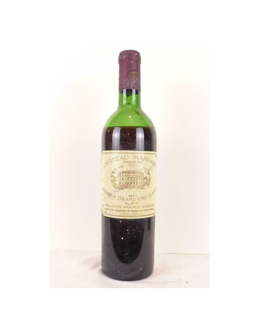 1971 - margaux - château margaux grand cru classé (b2) - rouge - bordeaux - Just Wines 