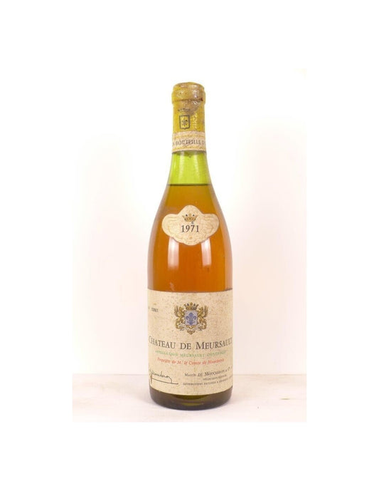 1971 - meursault - château de meursault - blanc - bourgogne - Just Wines 