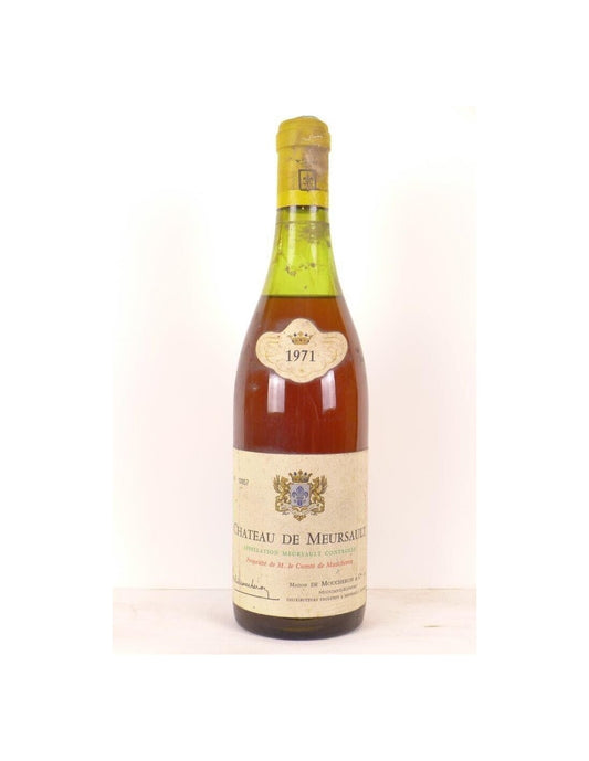 1971 - meursault - château de meursault (couleur oxydative) - blanc - bourgogne - Just Wines 