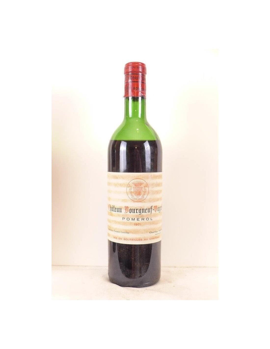 1971 - pomerol - château bourgneuf-vayron (niveau bas) - rouge - bordeaux - Just Wines 