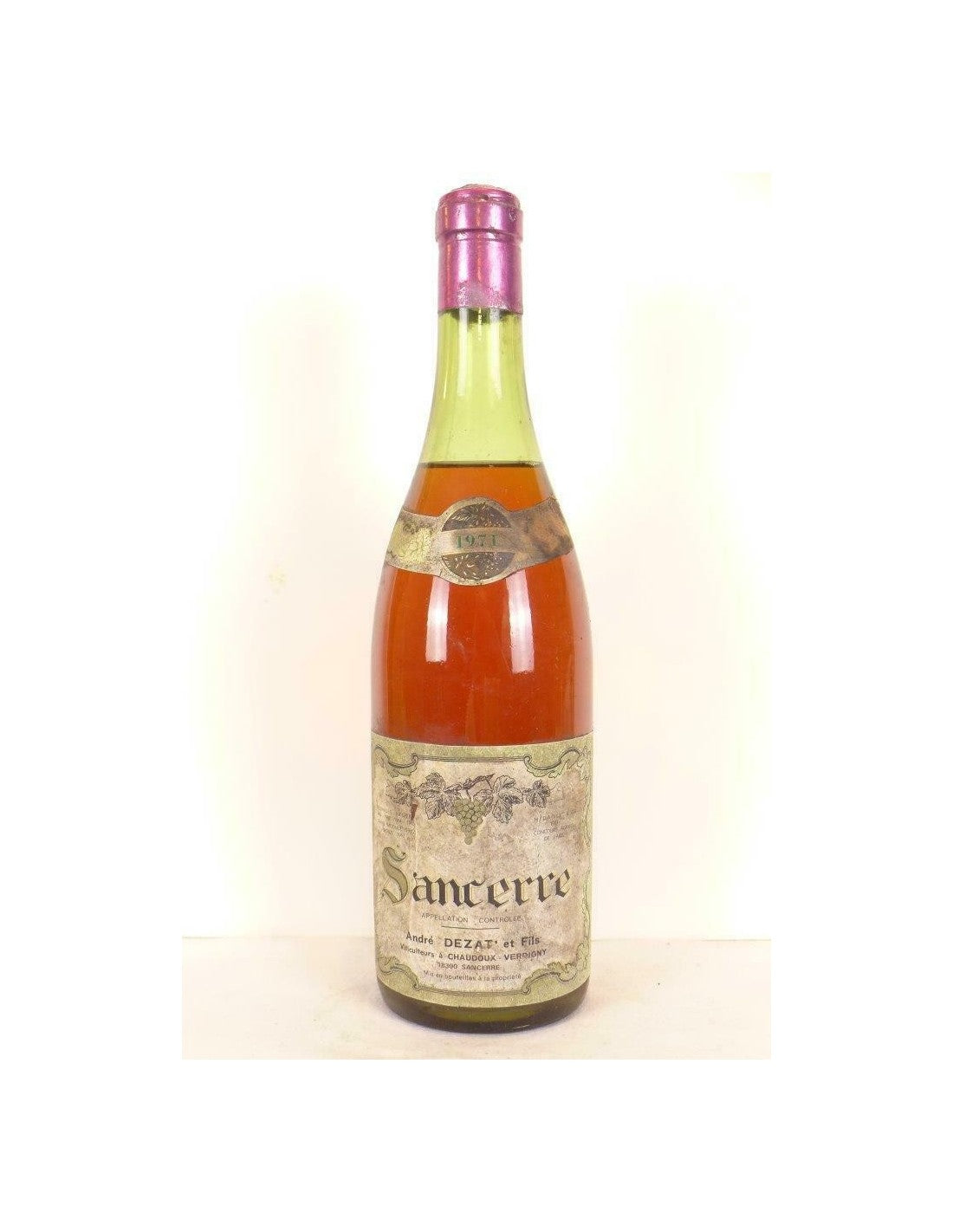 1971 - sancerre - andré dezat - rosé - loire - centre - Just Wines 