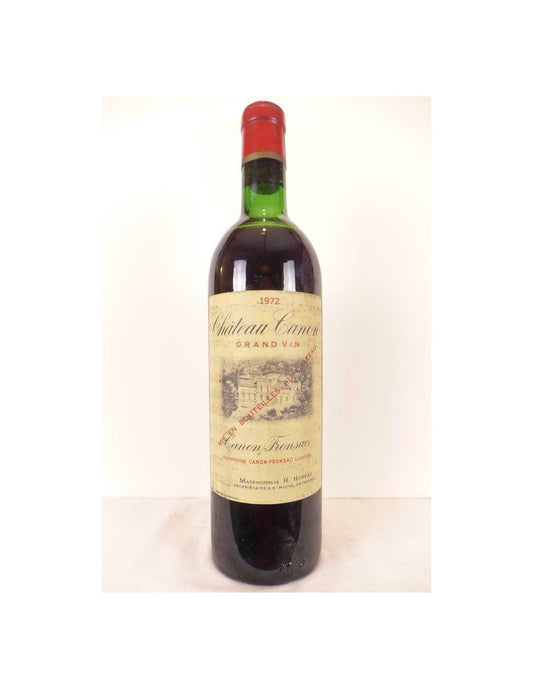 1972 - canon fronsac - château canon (b1) - rouge - bordeaux - Just Wines 