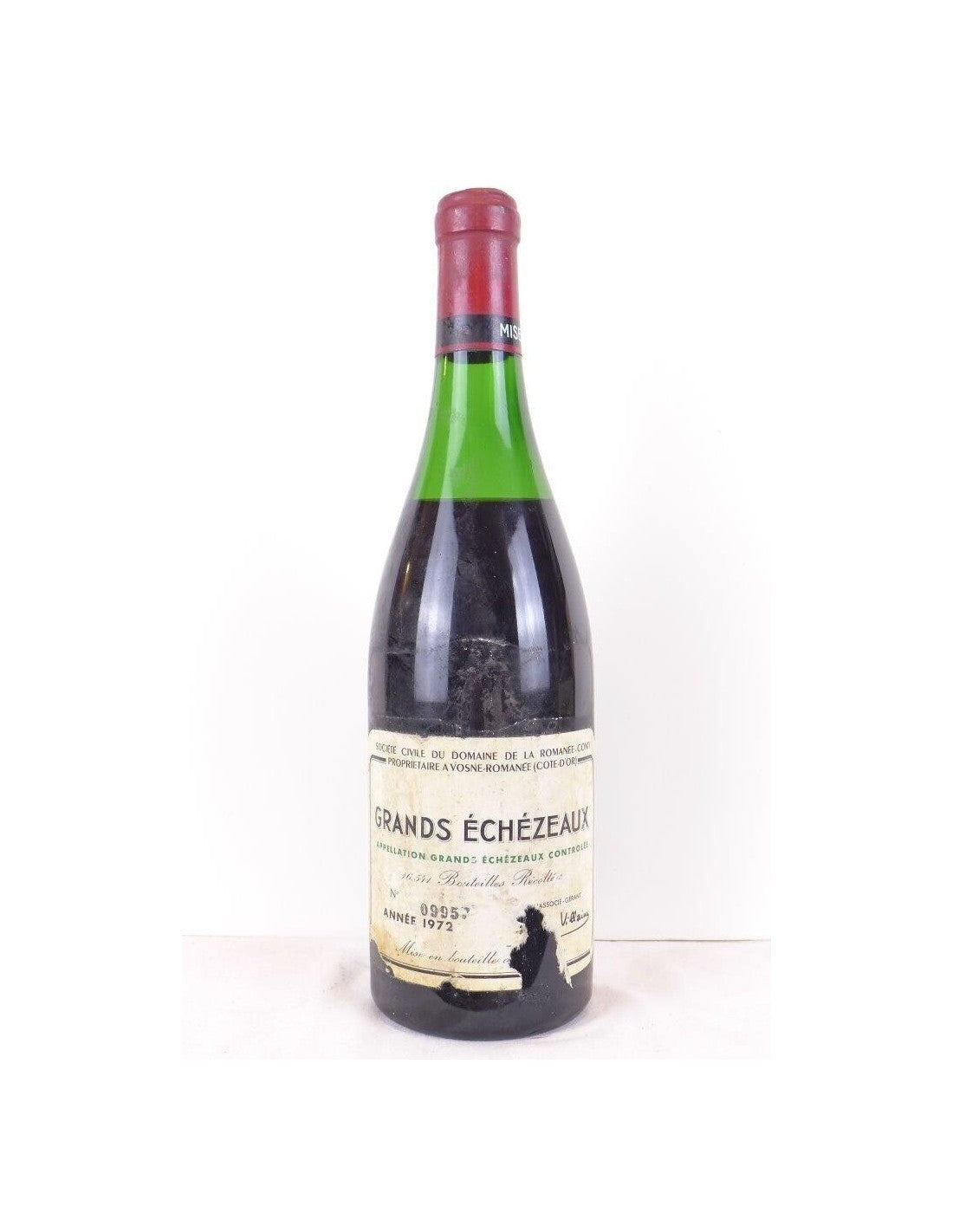 1972 - grands échézeaux - domaine romanée-conti (DRC) grand cru - rouge - bourgogne - Just Wines 