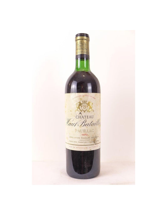 1972 - pauillac - château haut-batailley grand cru classé - rouge - bordeaux - Just Wines 