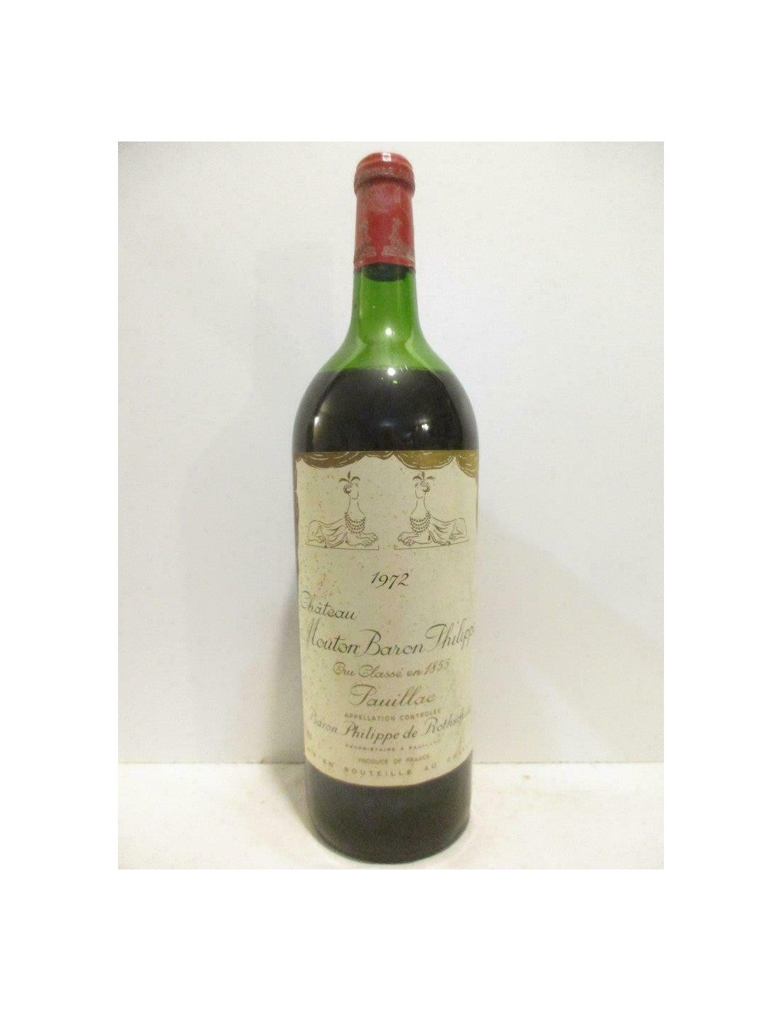 1972 - pauillac - château mouton baron philippe grand cru classé (capsule usée b2) magnum 150 cl - rouge - bordeaux - Just Wines 