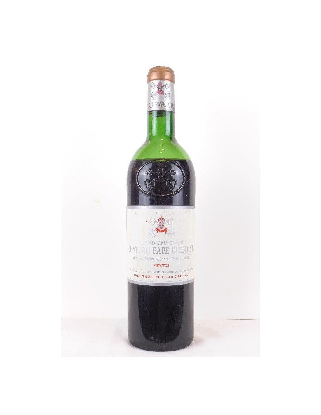 1972 - pessac-léognan - château pape clément grand cru classé (capsule oxydée) - rouge - bordeaux - Just Wines 