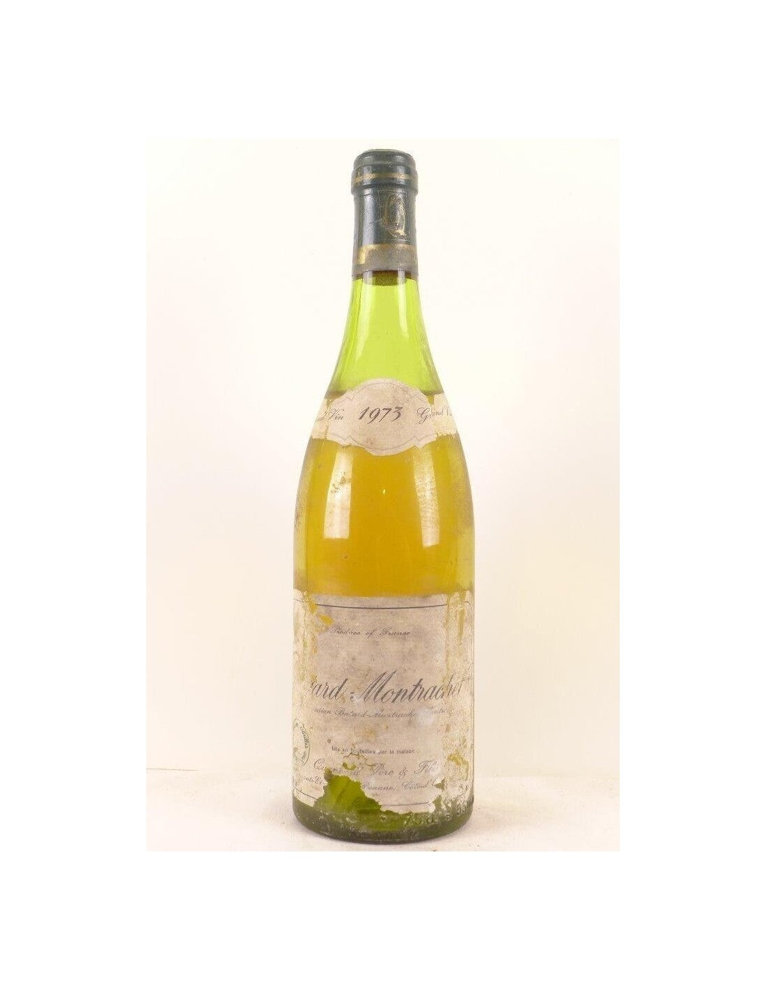 1973 - bâtard-montrachet - quancard père et fils grand cru (étiquette fragile) - blanc - bourgogne - Just Wines 