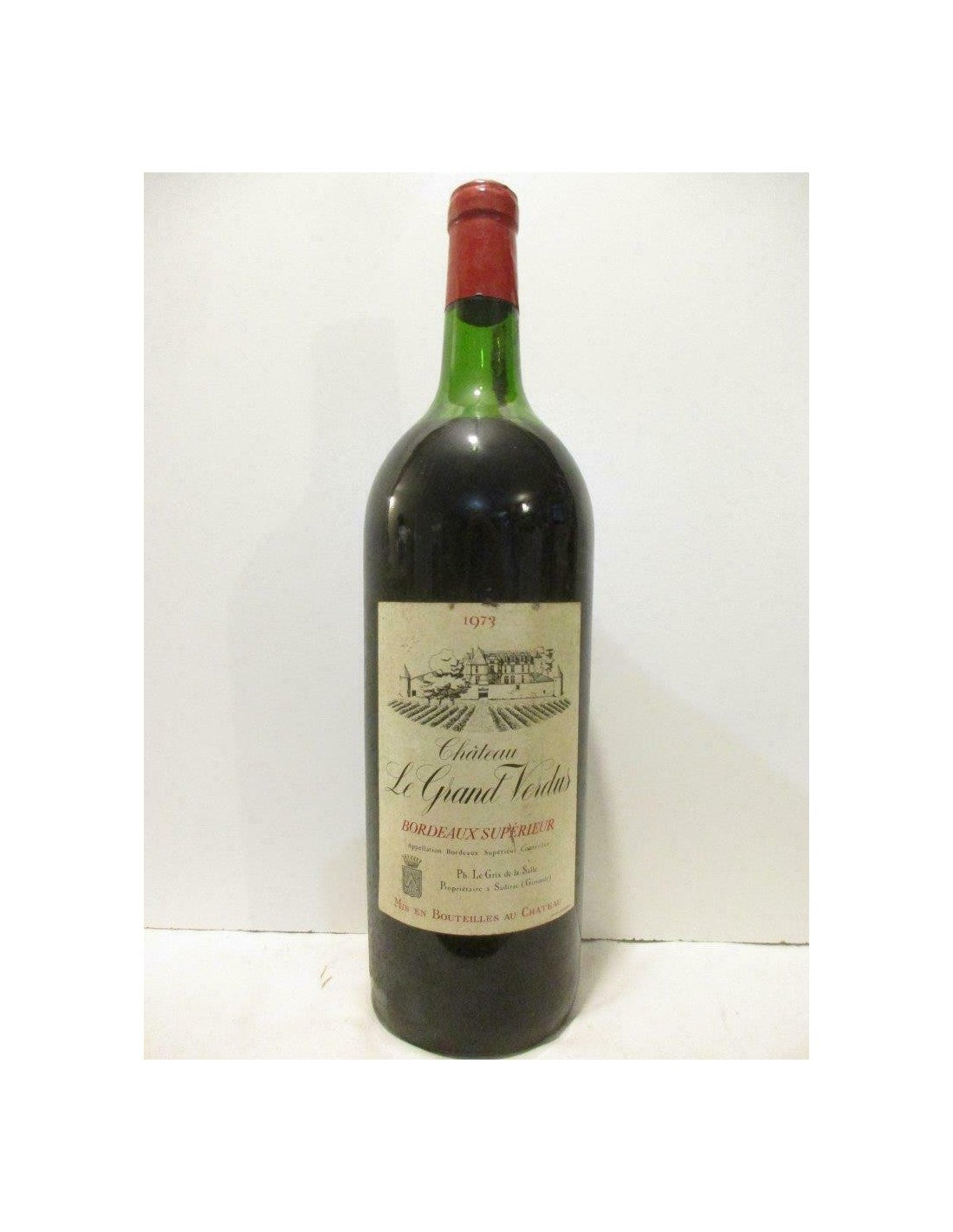 1973 - bordeaux supérieur - château le grand verdus magnum 150 cl - rouge - bordeaux - Just Wines 