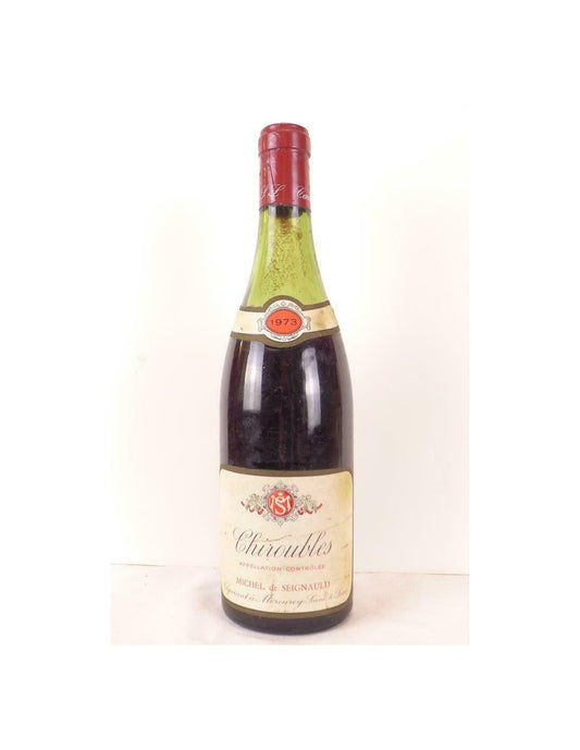 1973 - chiroubles - michel de seignauld (capsule abîmée) - rouge - beaujolais - Just Wines 