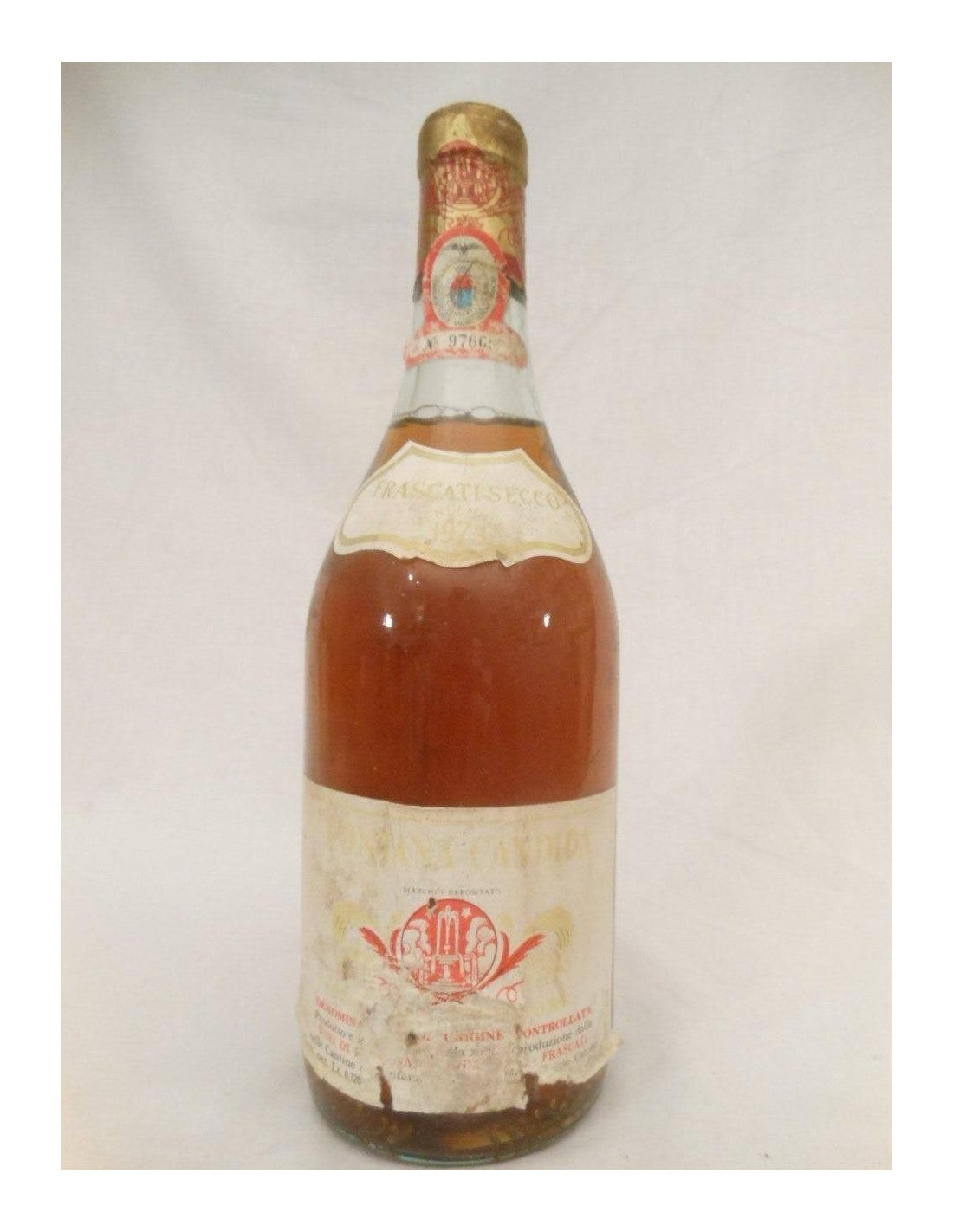 1973 - frascati-secco - (étiquette abimée et déchirée) - blanc - italie latium - Just Wines 