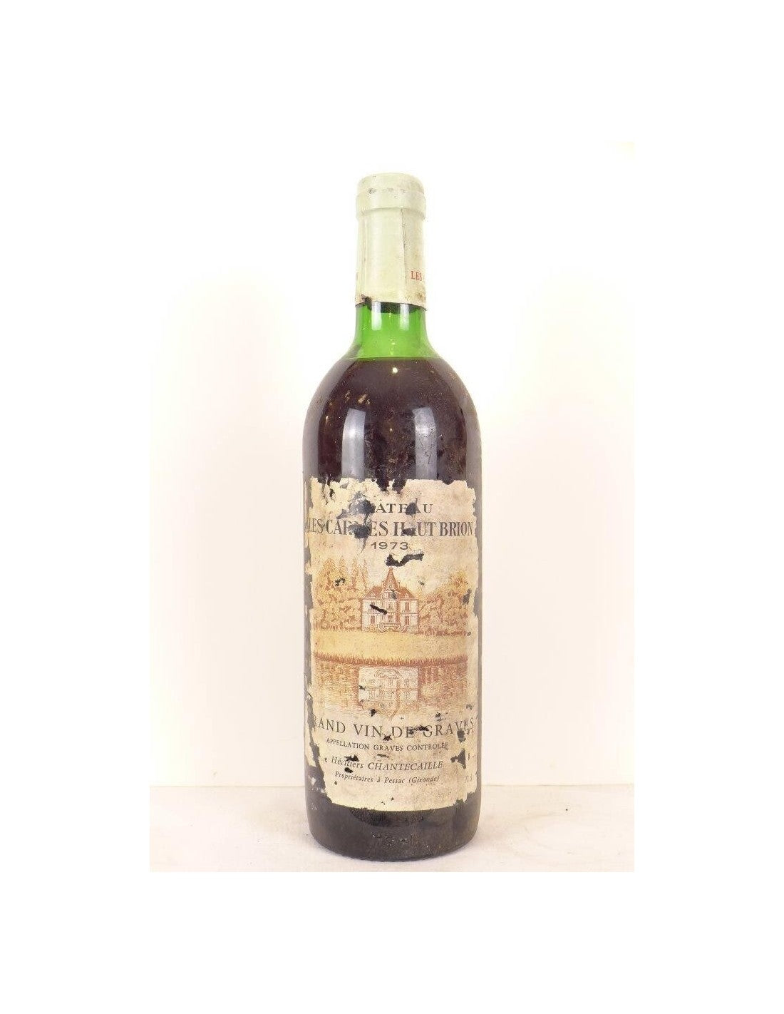 1973 - graves - château les carmes haut-brion (étiquette abîmée) - rouge - bordeaux - Just Wines 