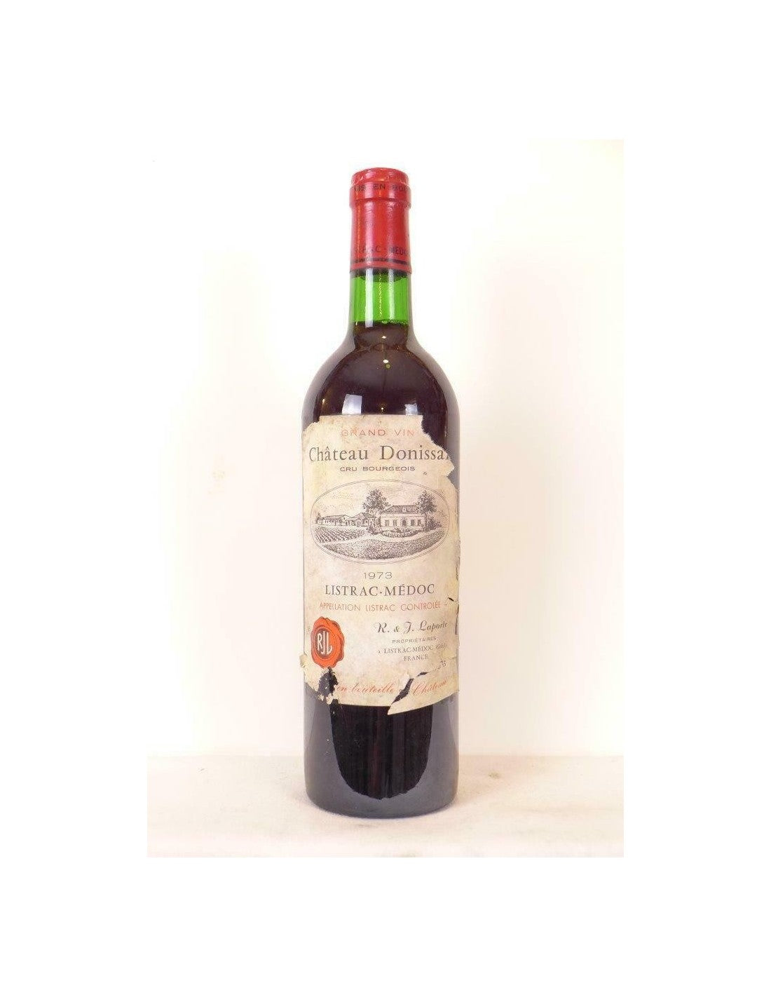 1973 - listrac - château donissan cru bourgeois (étiquette abîmée) - rouge - bordeaux - Just Wines 