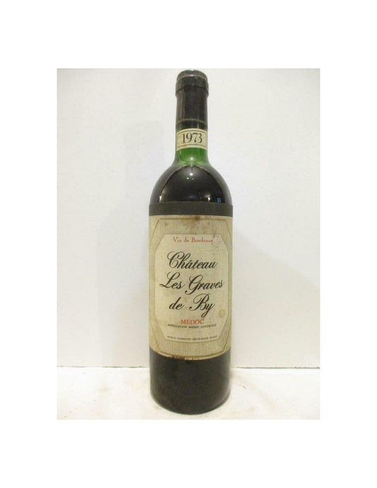 1973 - médoc - château les graves de by - rouge - bordeaux - Just Wines 