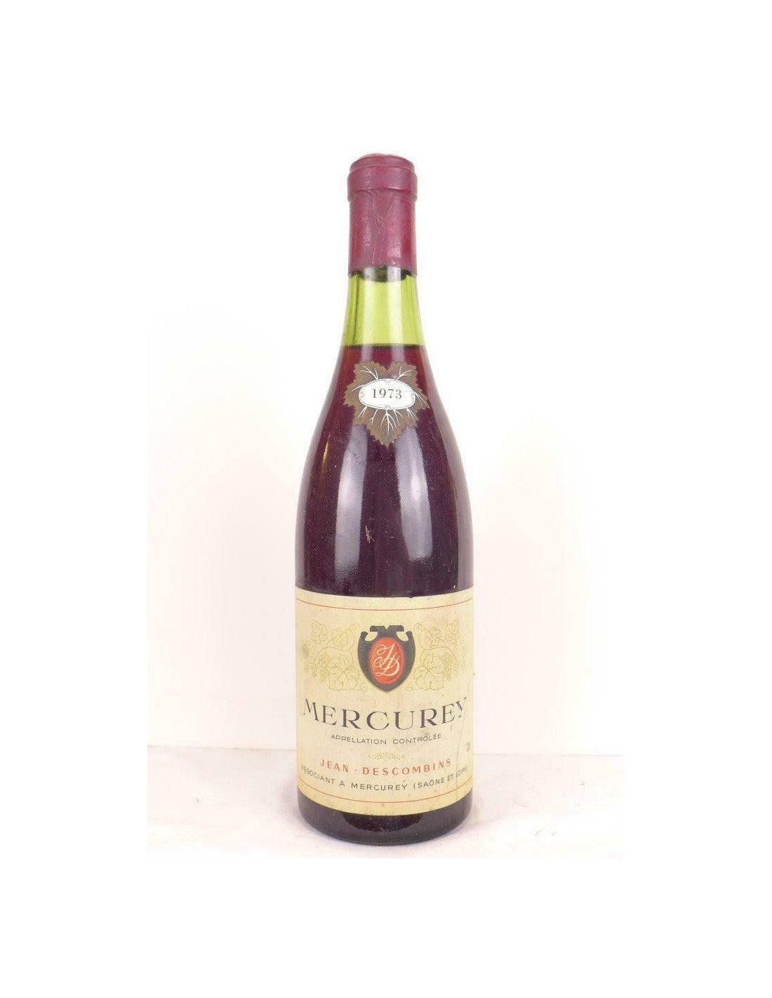 1973 - mercurey - jean descombins - rouge - bourgogne - Just Wines 