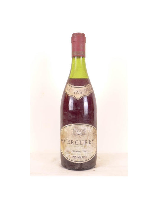 1973 - mercurey - quinson fils (b1) - rouge - bourgogne - Just Wines 