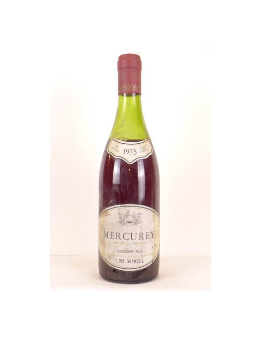 1973 - mercurey - quinson fils (b2) - rouge - bourgogne - Just Wines 