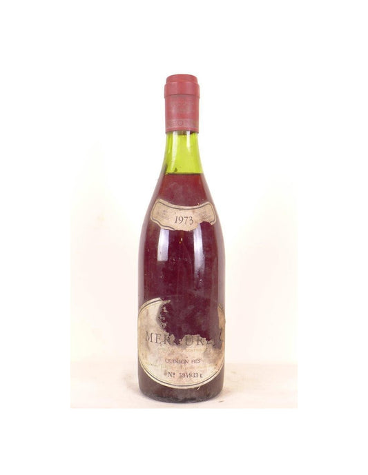 1973 - mercurey - quinson fils (étiquette très abîmée) - rouge - bourgogne - Just Wines 