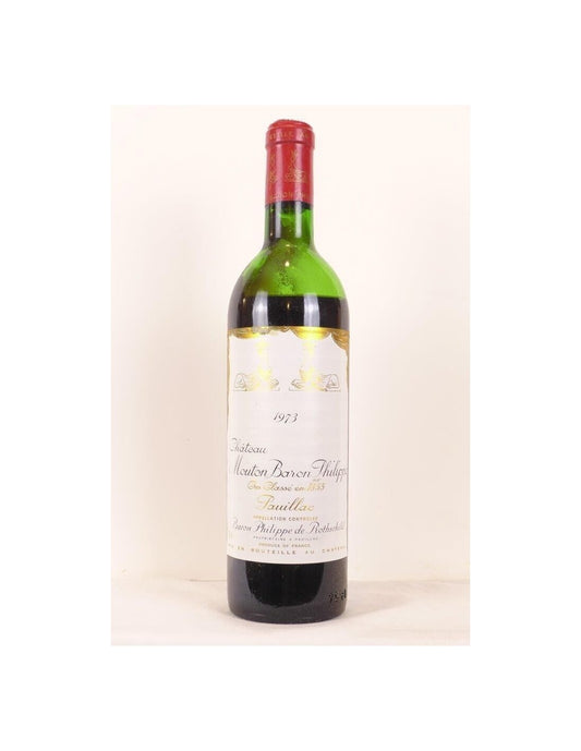 1973 - pauillac - château mouton baron philippe de rothschild grand cru classé (capsule abîmée) - rouge - bordeaux - Just Wines 