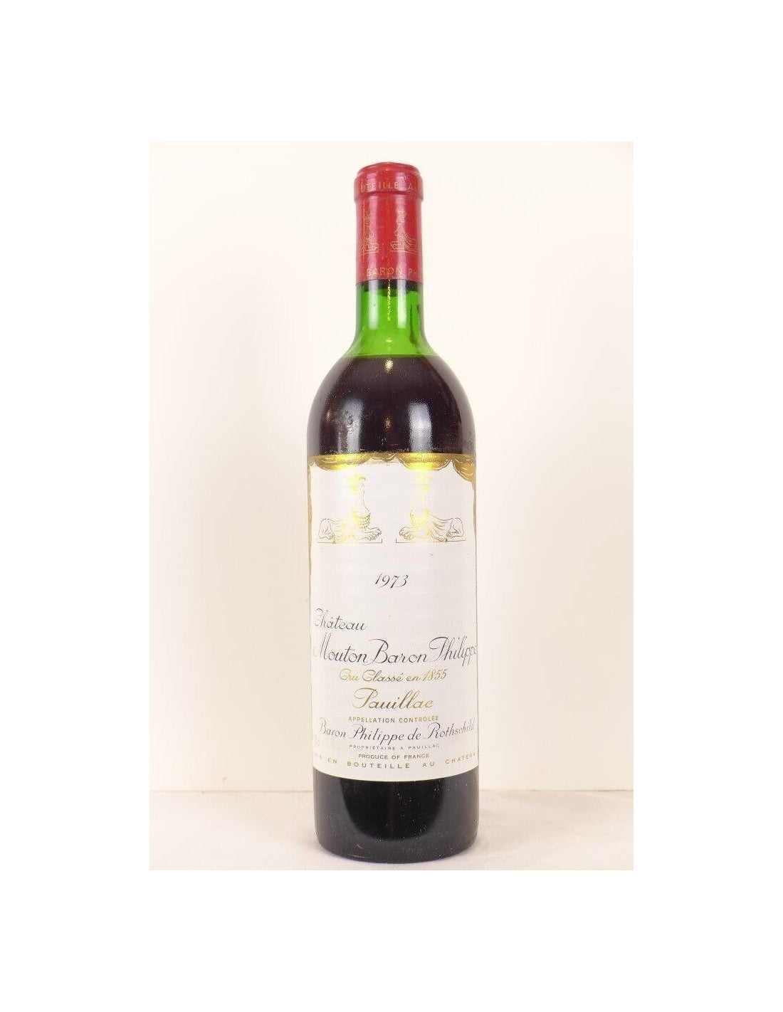 1973 - pauillac - château mouton baron philippe de rothschild grand cru classé - rouge - bordeaux - Just Wines 