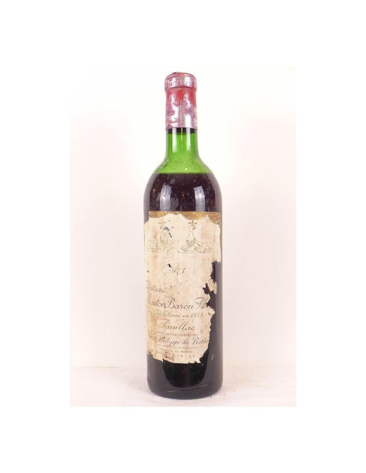 1973 - pauillac - château mouton baron philippe grand cru classé (étiquette abîmée) - rouge - bordeaux - Just Wines 