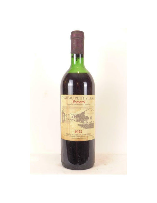 1973 - pomerol - château petit village (étiquette tâchée) - rouge - bordeaux - Just Wines 