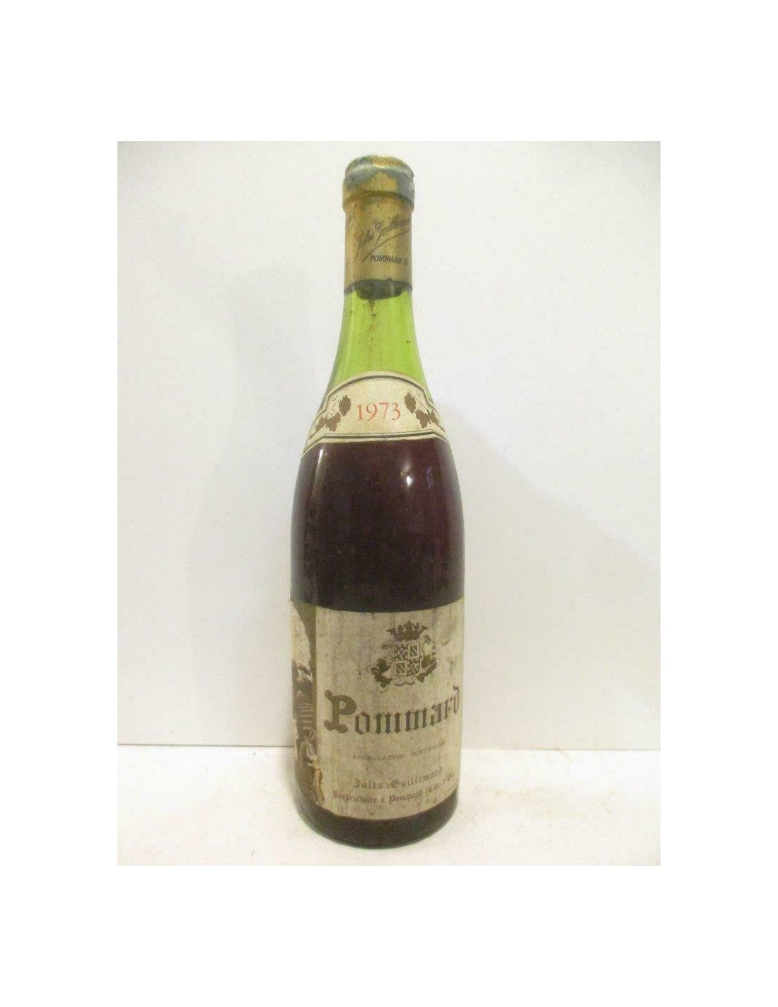 1973 - pommard - jules guillemard - rouge - bourgogne - Just Wines 