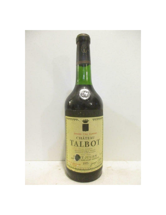 1973 - saint-julien - château talbot grand cru classé (étiquette abîmée) - rouge - bordeaux - Just Wines 