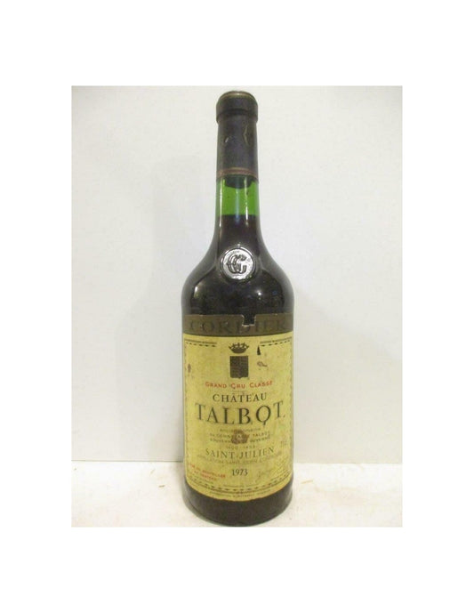 1973 - saint-julien - château talbot grand cru classé - rouge - bordeaux - Just Wines 