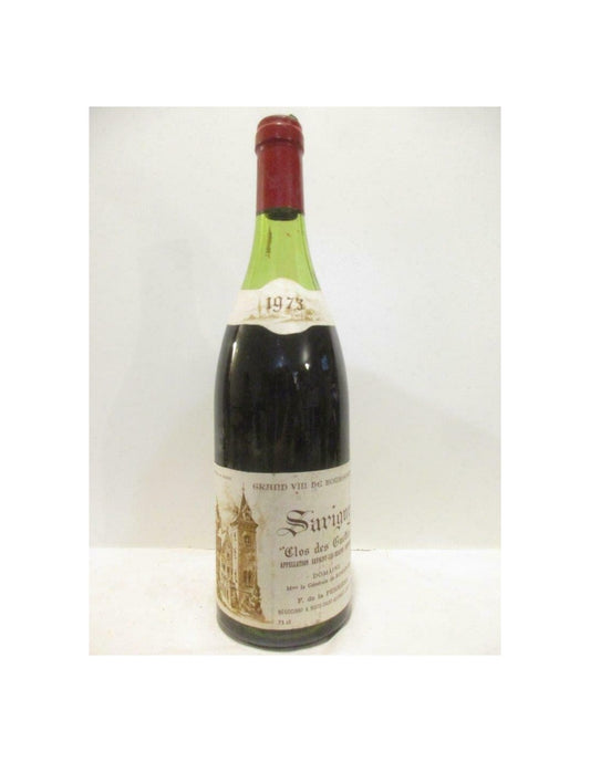 1973 - savigny - mme la générale de rendinger clos des guettes (niveau bas, capusle abîmée) - rouge - bourgogne - Just Wines 