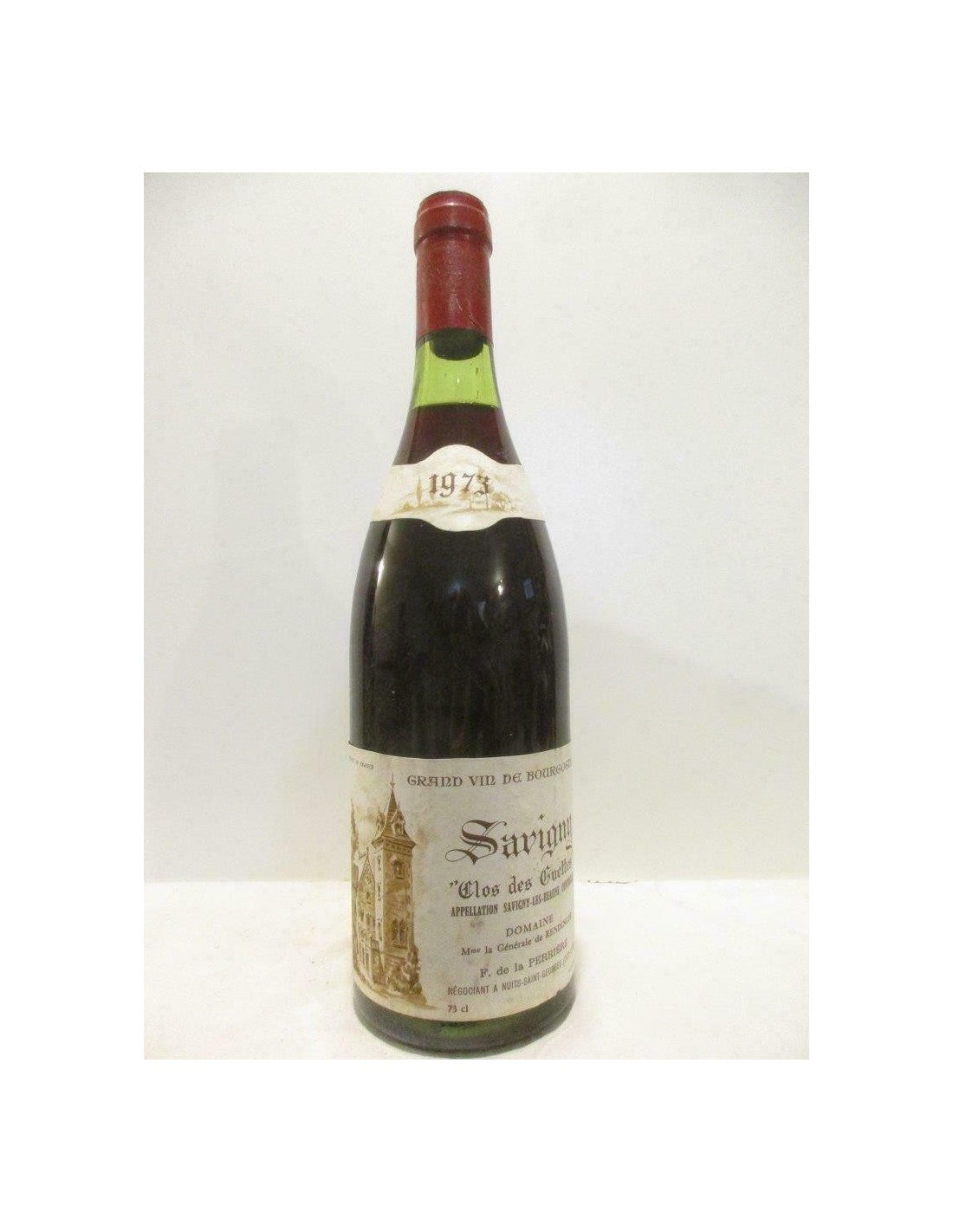 1973 - savigny - mme la générale de Rendinger clos des guettes - rouge - bourgogne - Just Wines 