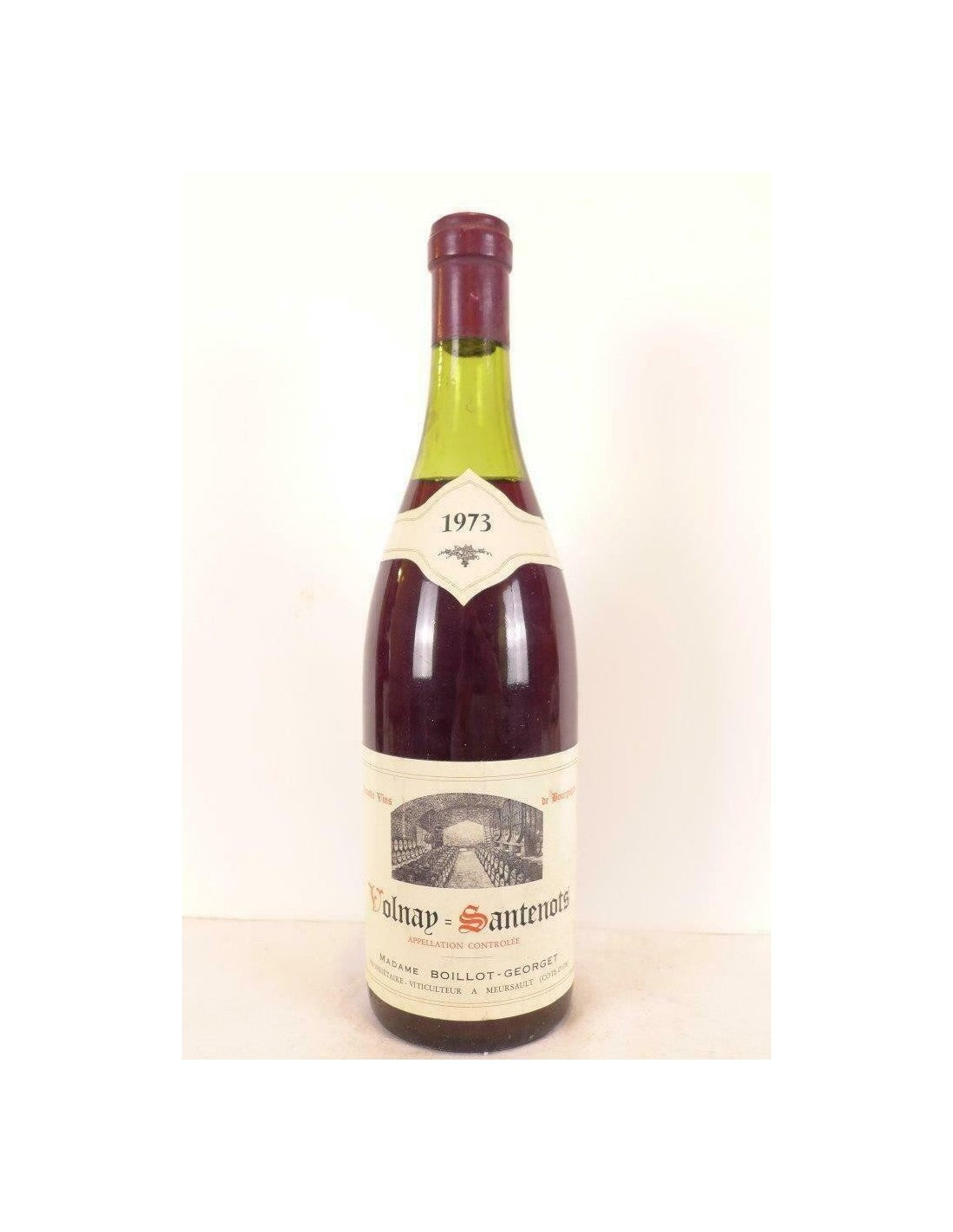 1973 - volnay - boillot-georget santenots - rouge - bourgogne - Just Wines 