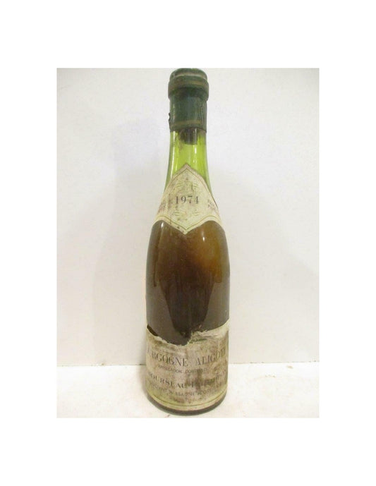 1974 - aligoté - rebourseau-philippon (étiquette déchirée) 37 cl - blanc - bourgogne - Just Wines 