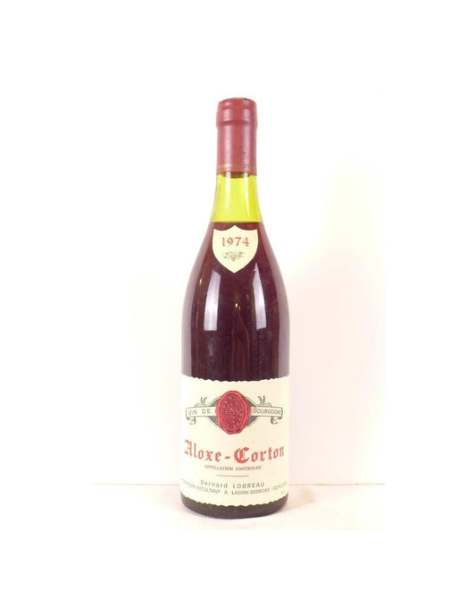 1974 - aloxe-corton - bernard lobreau - rouge - bourgogne - Just Wines 