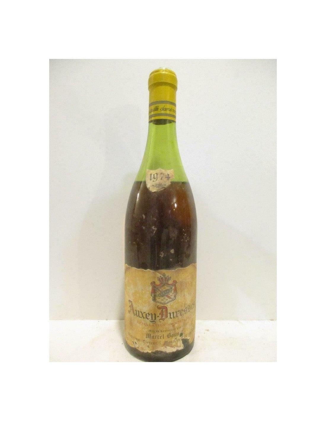 1974 - auxey-duresses - marcel bouvet (capsule abîmée b5) - blanc - bourgogne - Just Wines 