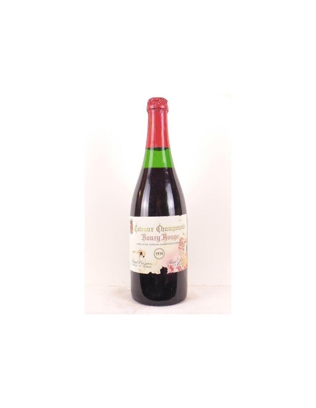 1974 - bouzy - paul bara grand cru - rouge - coteaux champenois - Just Wines 