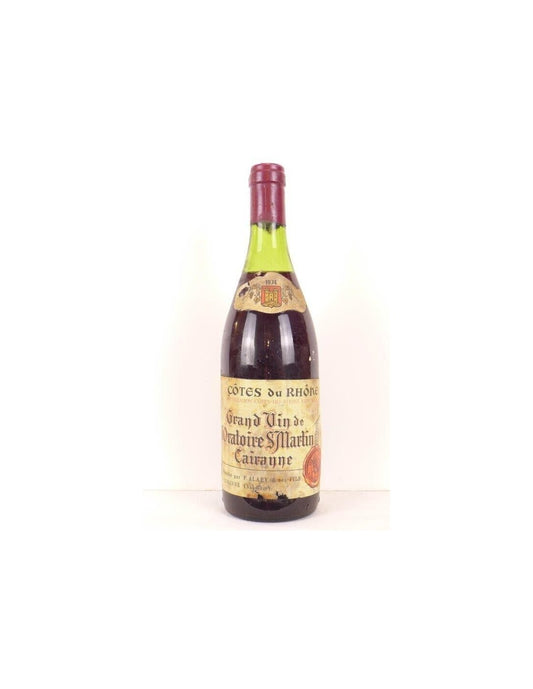 1974 - cairanne - alary et ses fils l'oratoire saint-martin (b1) - rouge - rhône - Just Wines 