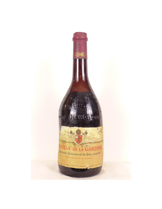 1974 - châteauneuf du pape - château de la gardine - rouge - rhône - Just Wines 