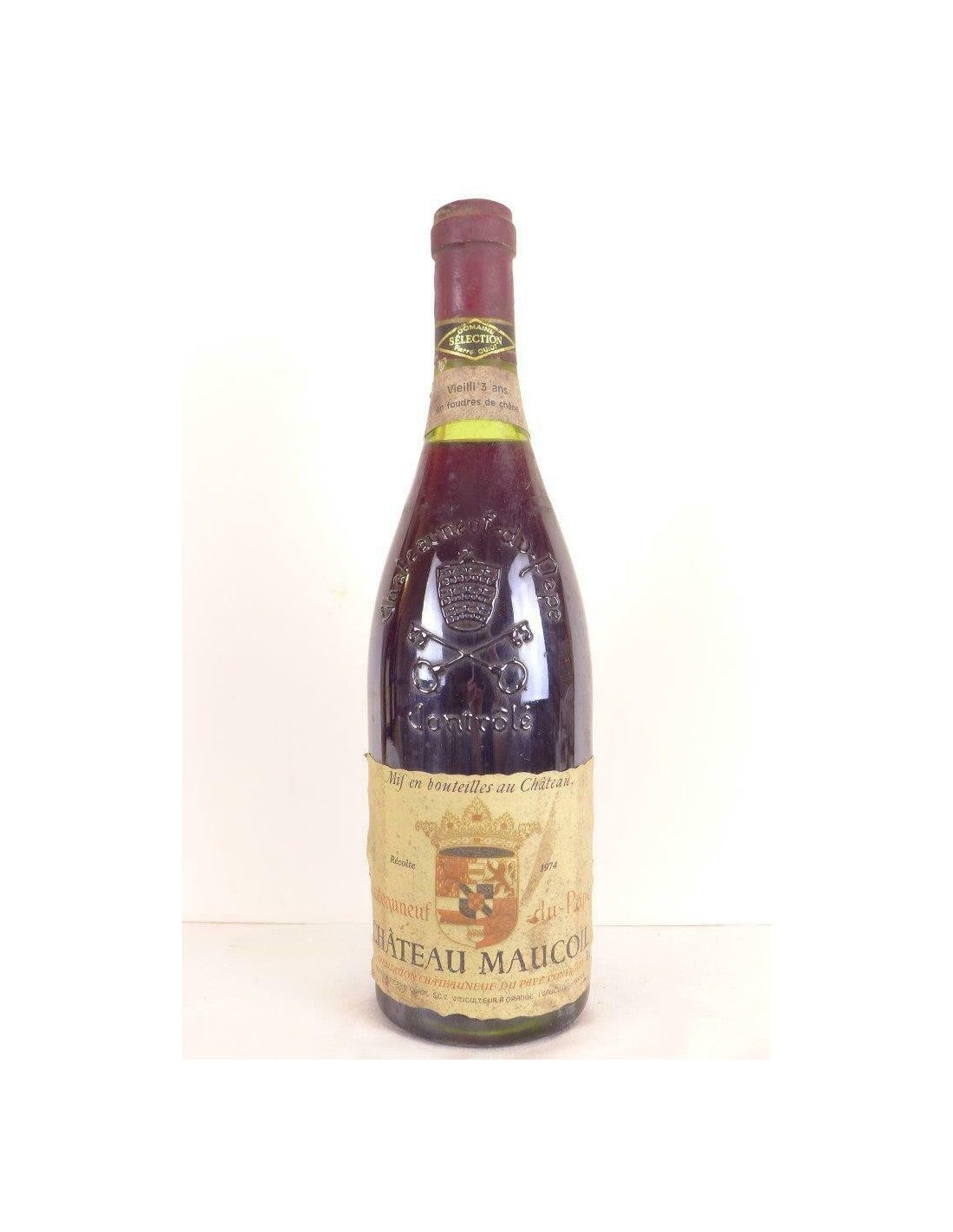 1974 - châteauneuf du pape - château maucoil - rouge - rhône - Just Wines 