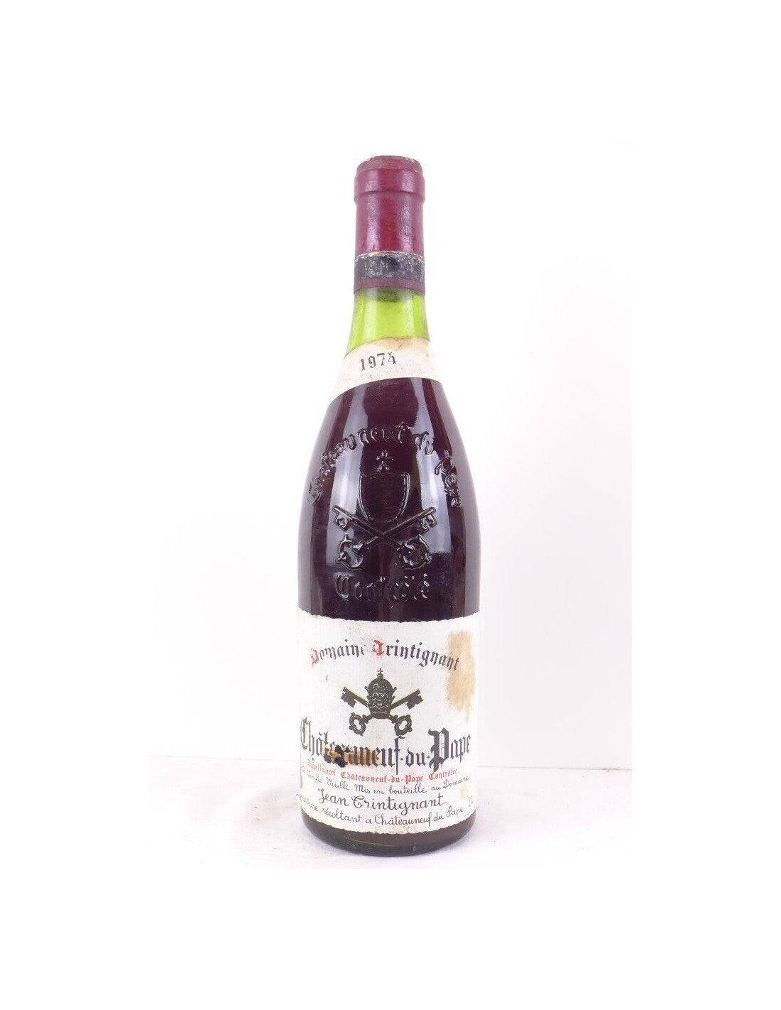 1974 - châteauneuf du pape - domaine trintignant - rouge - rhône - Just Wines 